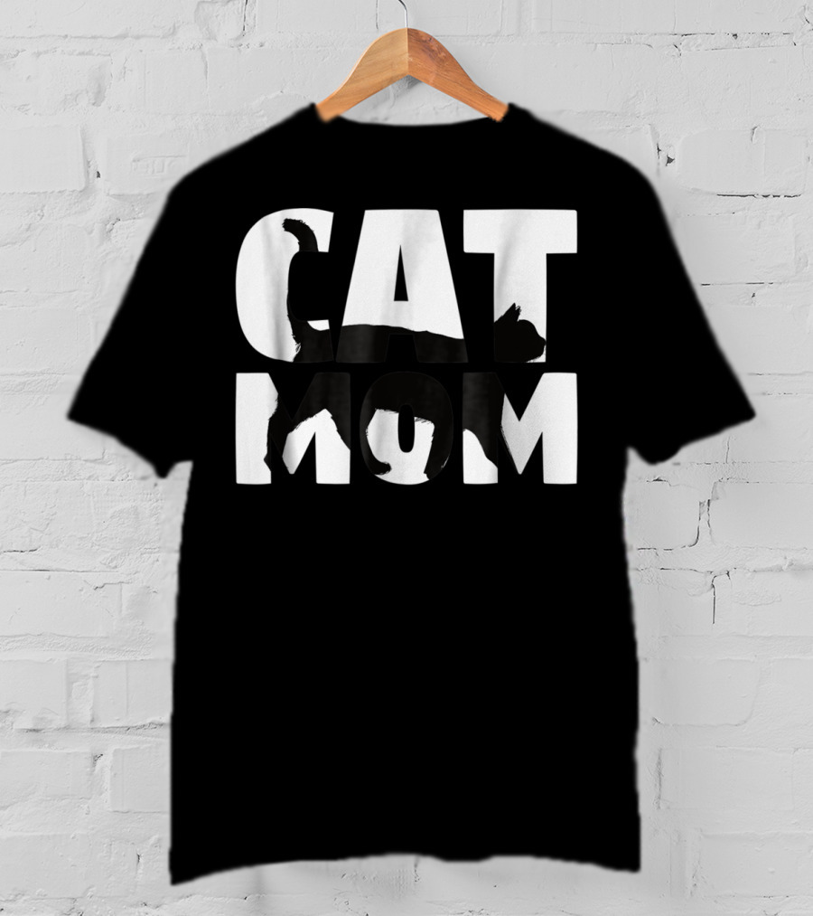 Cat Mom Cat Lover For Mother With Cat T-Shirt