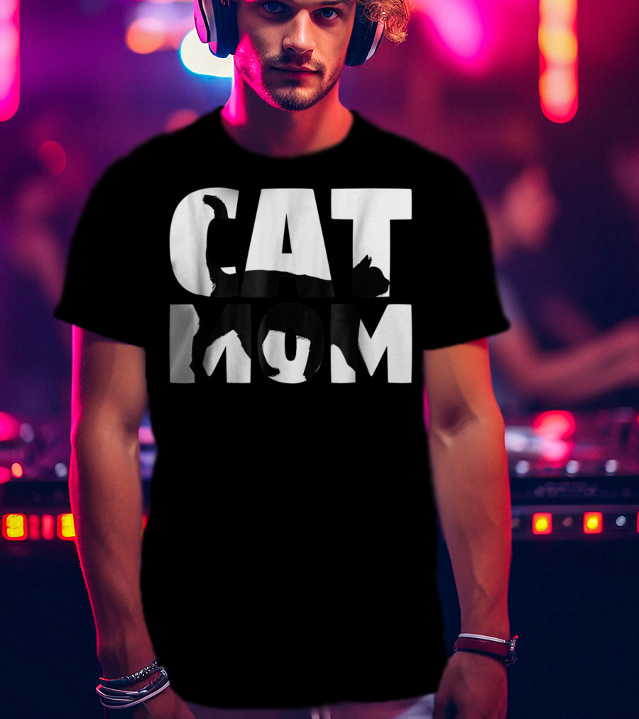 Cat Mom Cat Lover For Mother With Cat T-Shirt