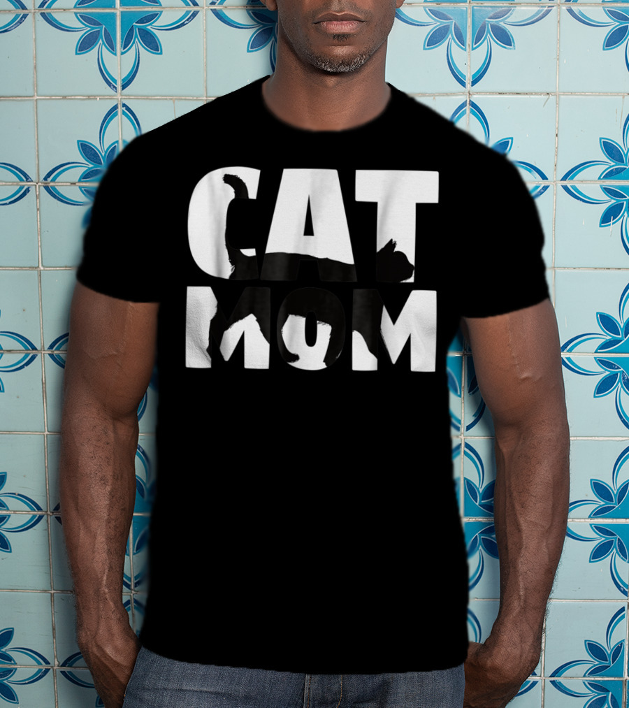 Cat Mom Cat Lover For Mother With Cat T-Shirt