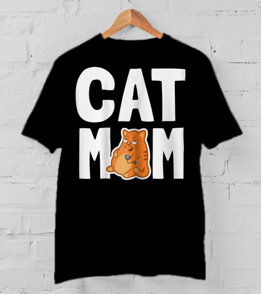 CAT MOM I Cool Pet Owner Mother T-Shirt