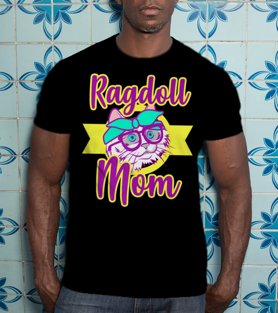 Ragdoll Mom Cats Lovers Women Her Christmas T-Shirt