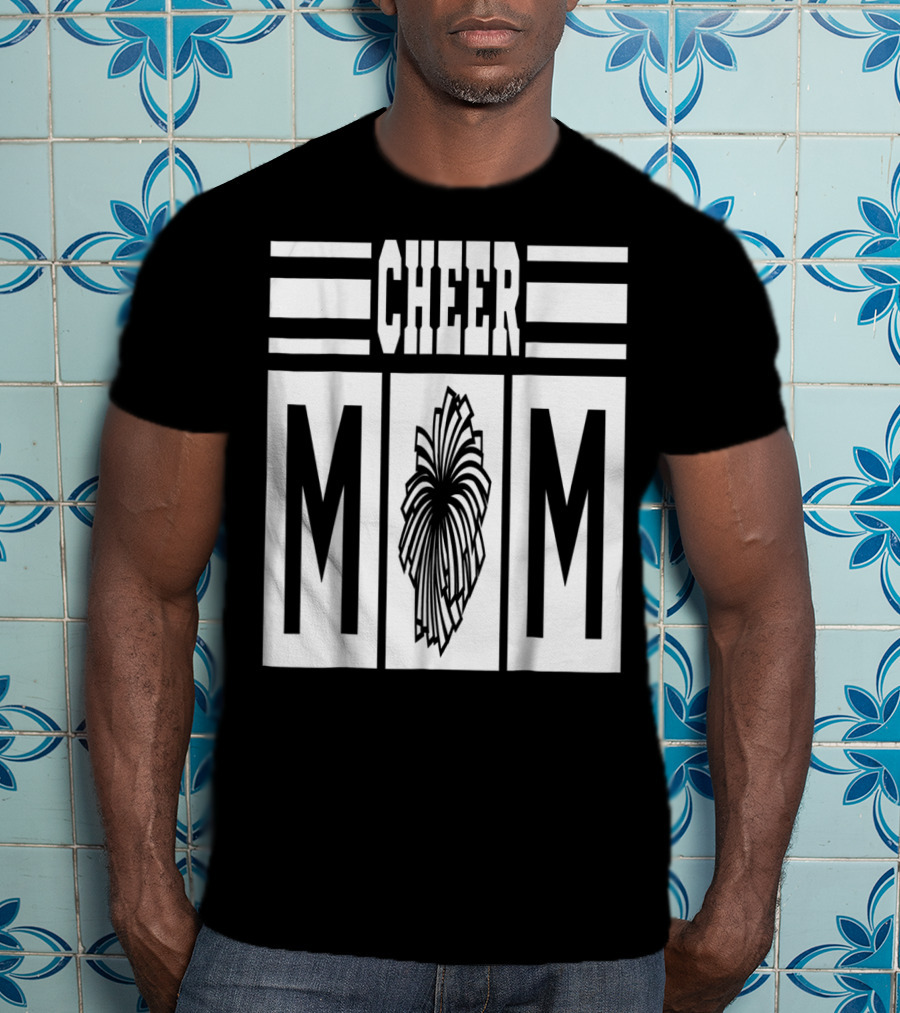 CHEER MOM Pom Pom T-Shirt