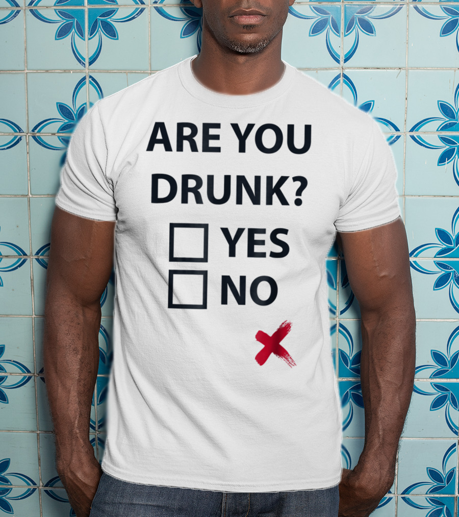 Are You Drunk Yes No X Christmas Beer Mom I Love Day Drinking T-Shirt