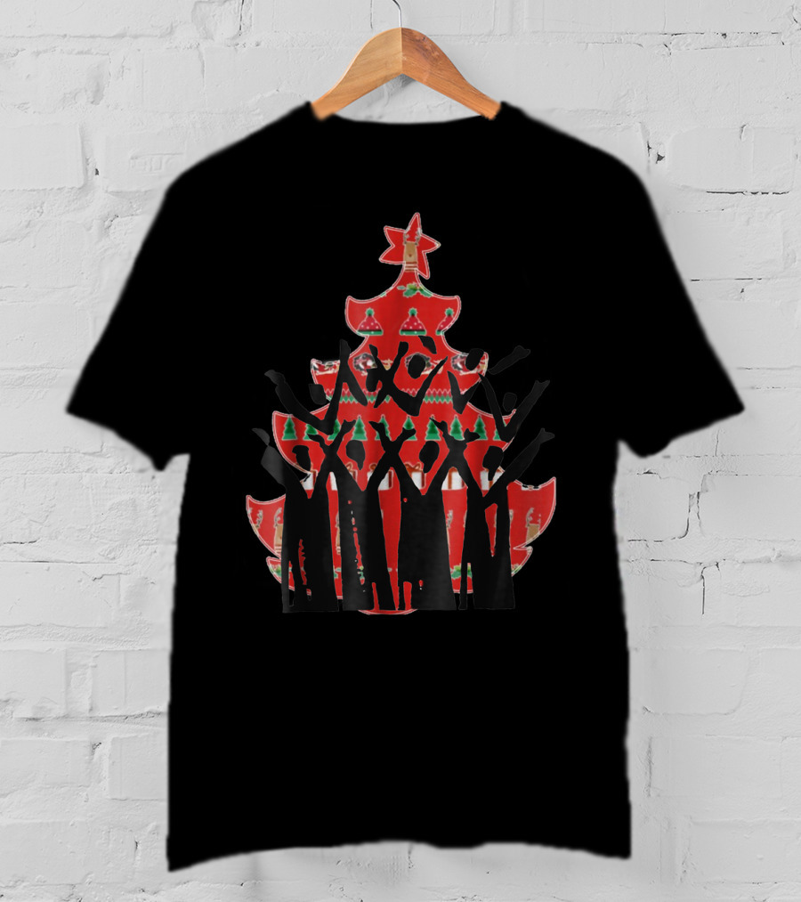 Christmas Tree Choir Holiday Music Carols T-Shirt