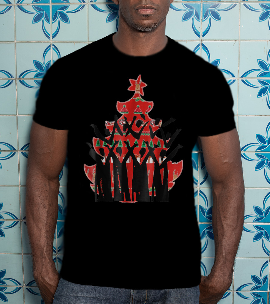 Christmas Tree Choir Holiday Music Carols T-Shirt