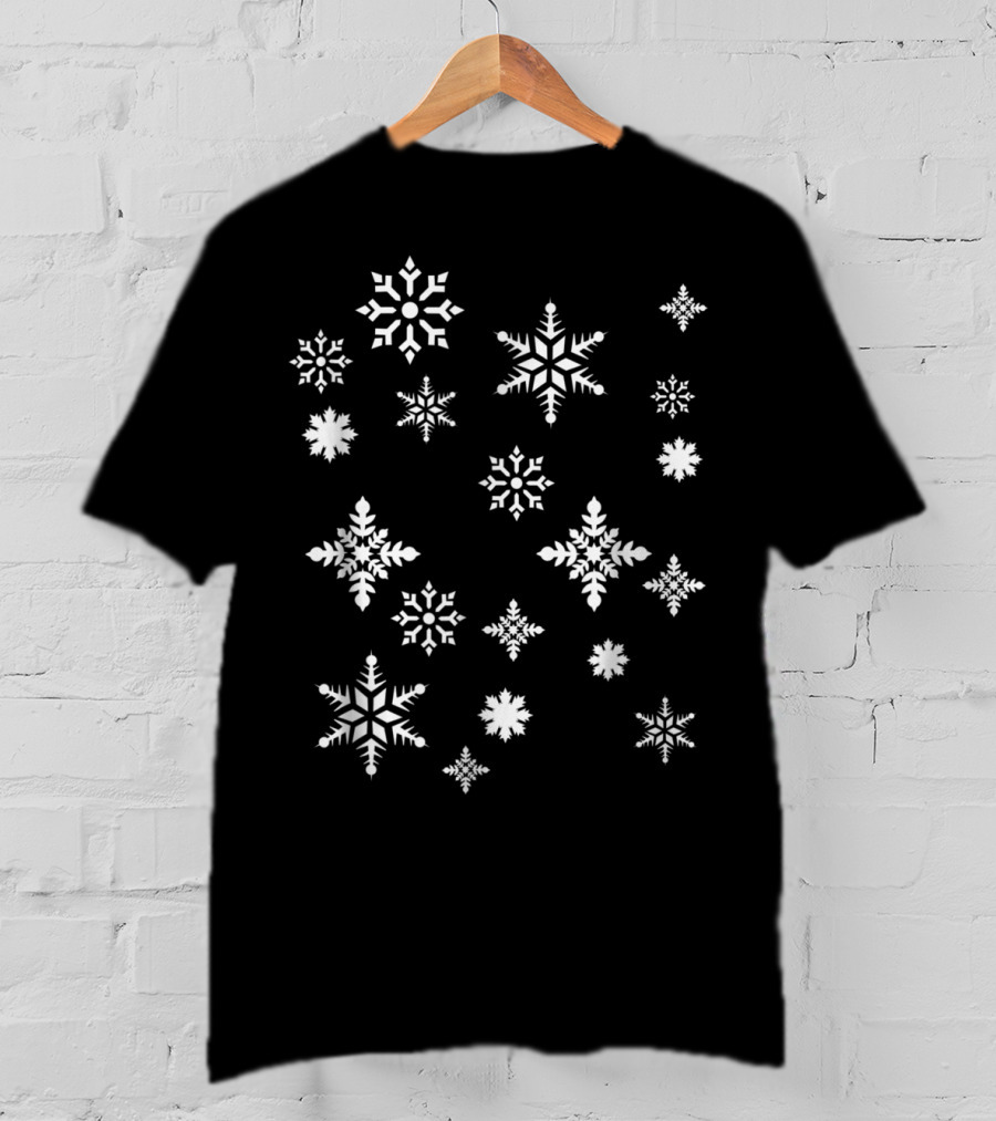 Christmas Snowflakes Holiday Family Winter Snow T-Shirt