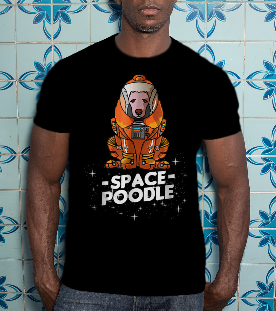 Space Poodle Suit Christmas Dog Owner T-Shirt