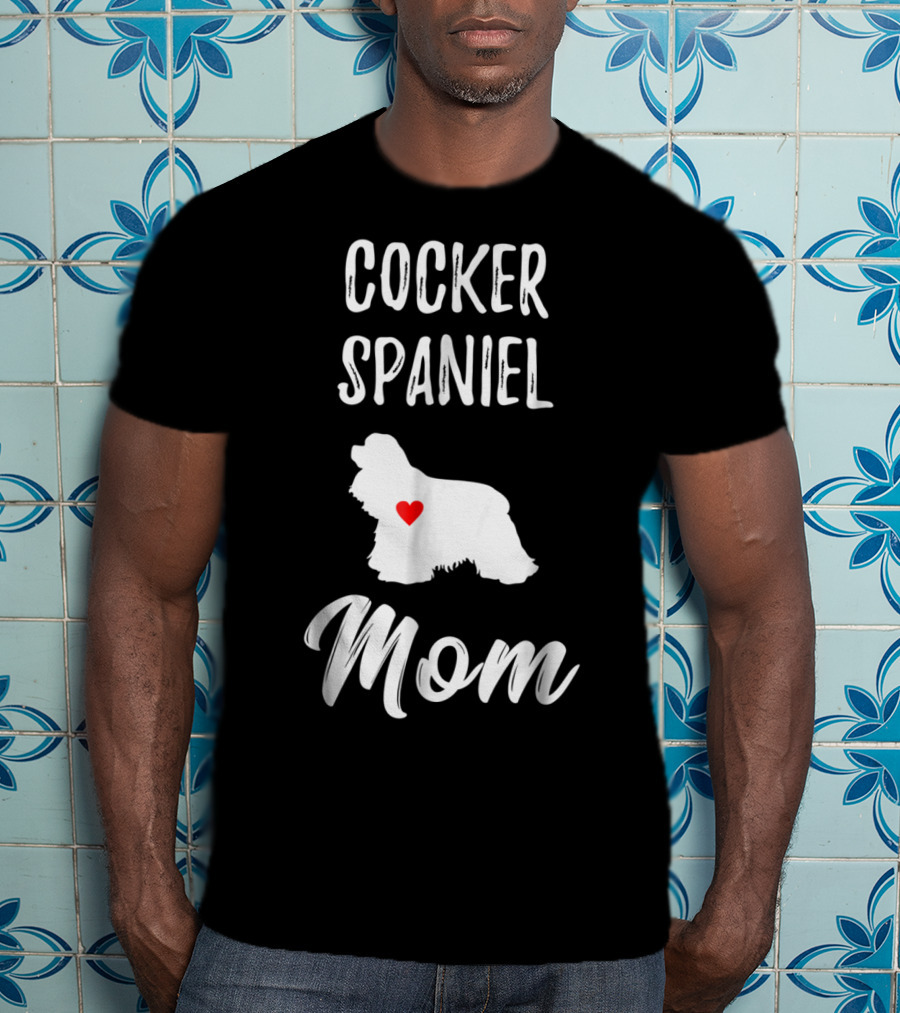 Cocker Spaniel Mom Heart T-Shirt