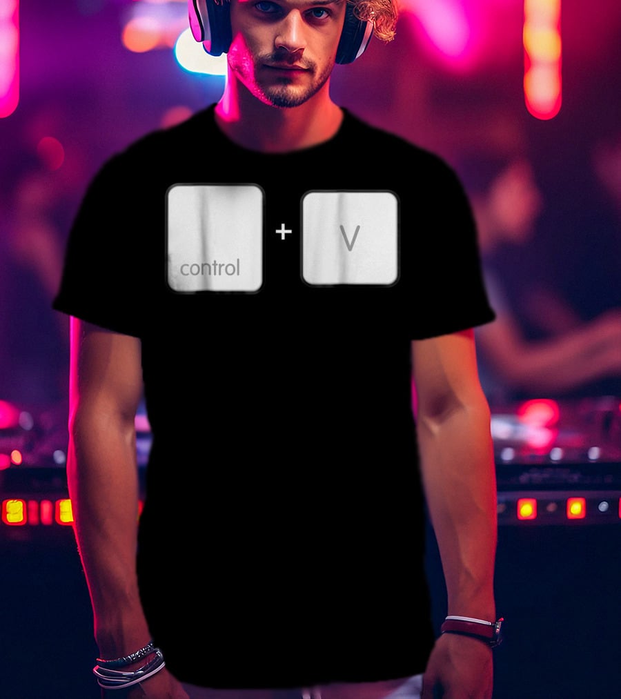 Control V Plus Daddy Daughter Copy And Paste T-Shirt