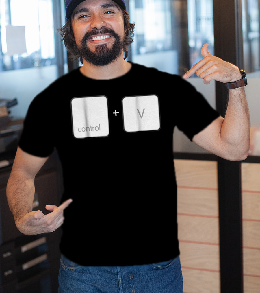 Control V Plus Daddy Daughter Copy And Paste T-Shirt