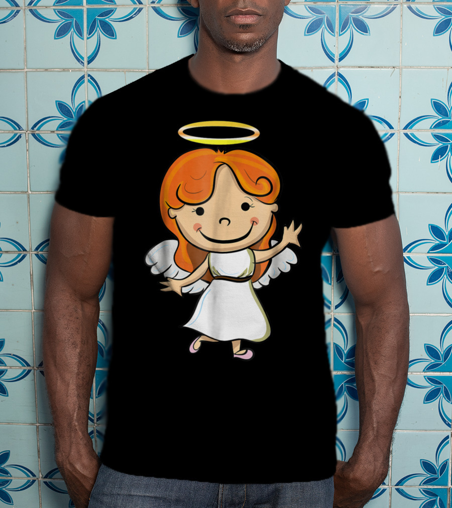 Cute Angel Halo Halloween Costume Christian T-Shirt
