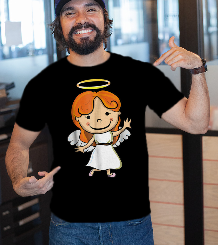Cute Angel Halo Halloween Costume Christian T-Shirt