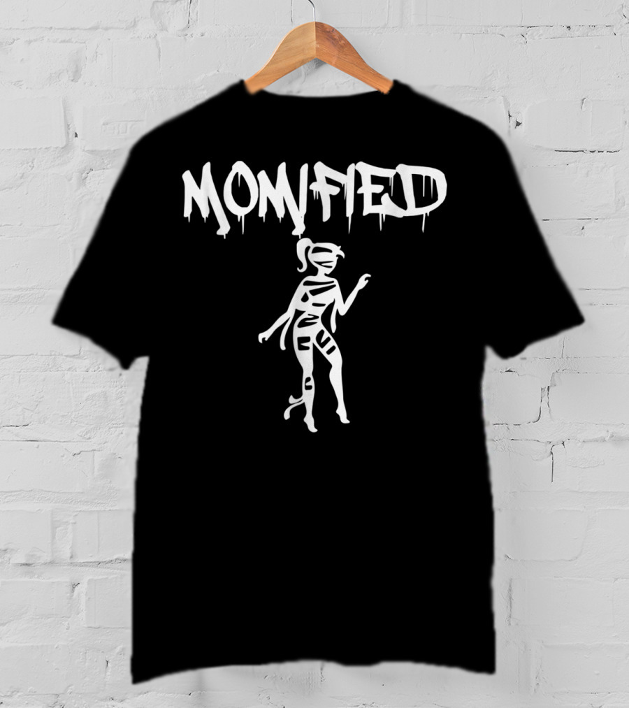 Momified Cute Funny Halloween Mom With Saying T-Shirt