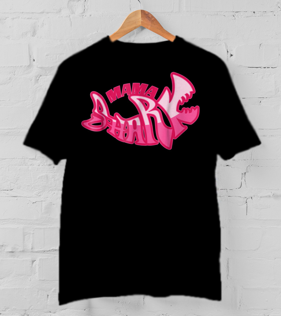 Mama Shark Cute Stylist Mom Mothers Wife T-Shirt