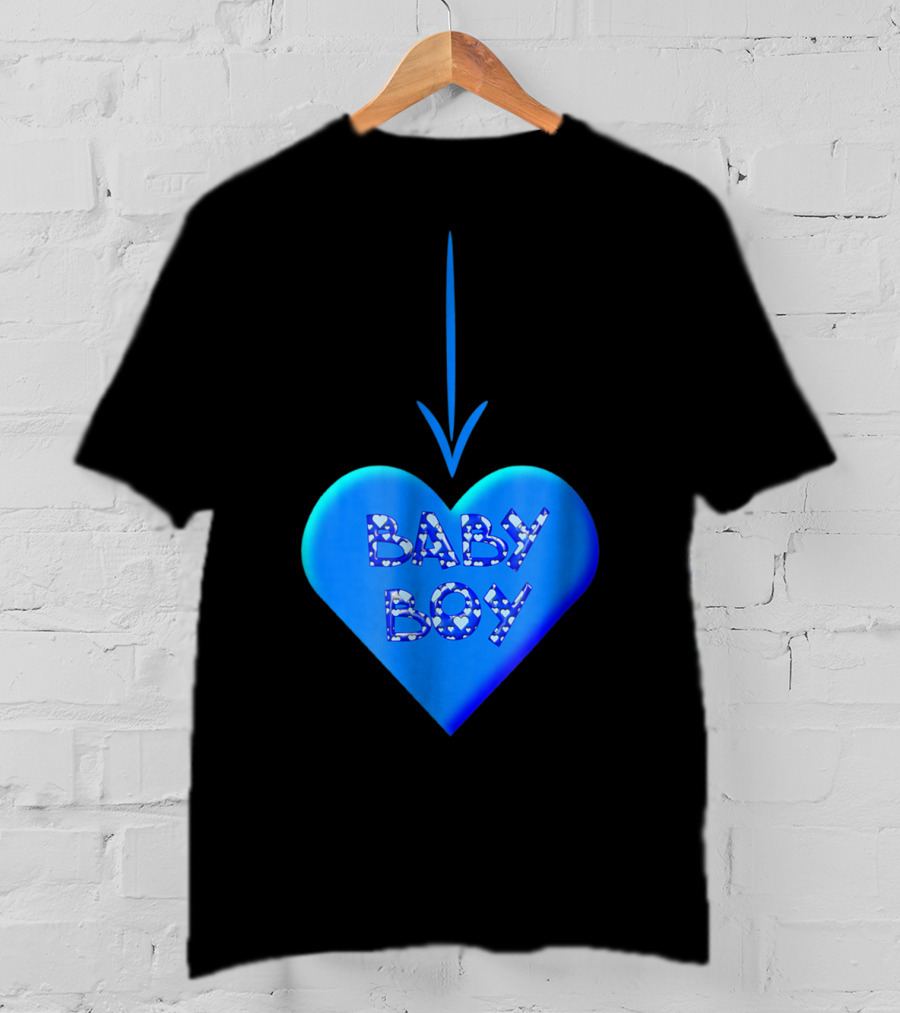 Baby Boy Cute Pregnancy To Be It's A Boy Mommy T-Shirt