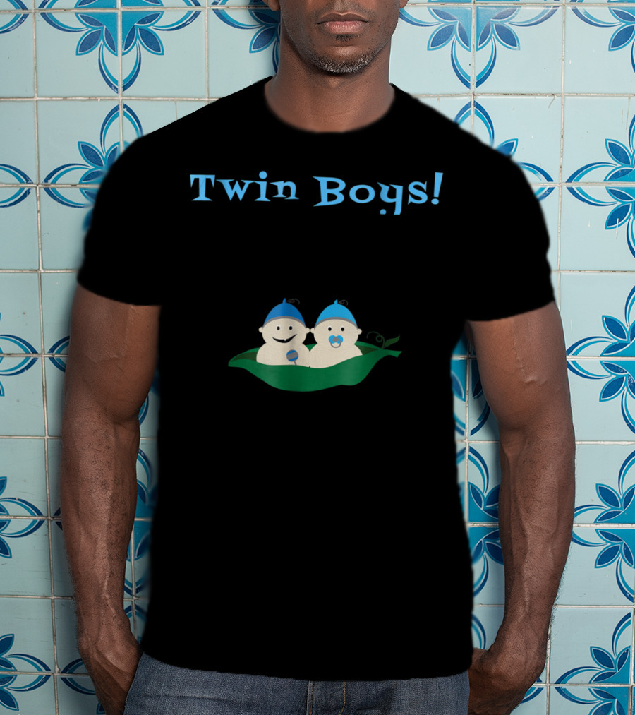 Twin Boys Cute Pregnancy To Be Mommy T-Shirt