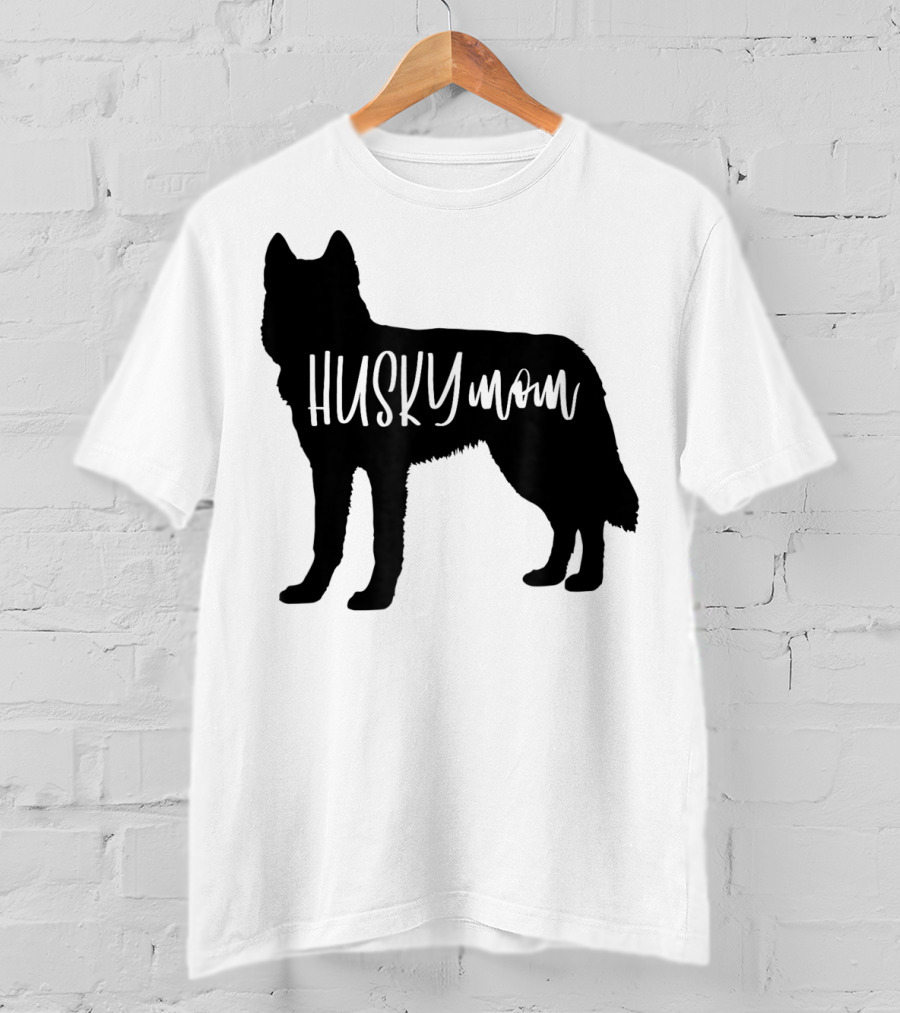 Husky Mom Cute Siberian Dog Mom T-Shirt