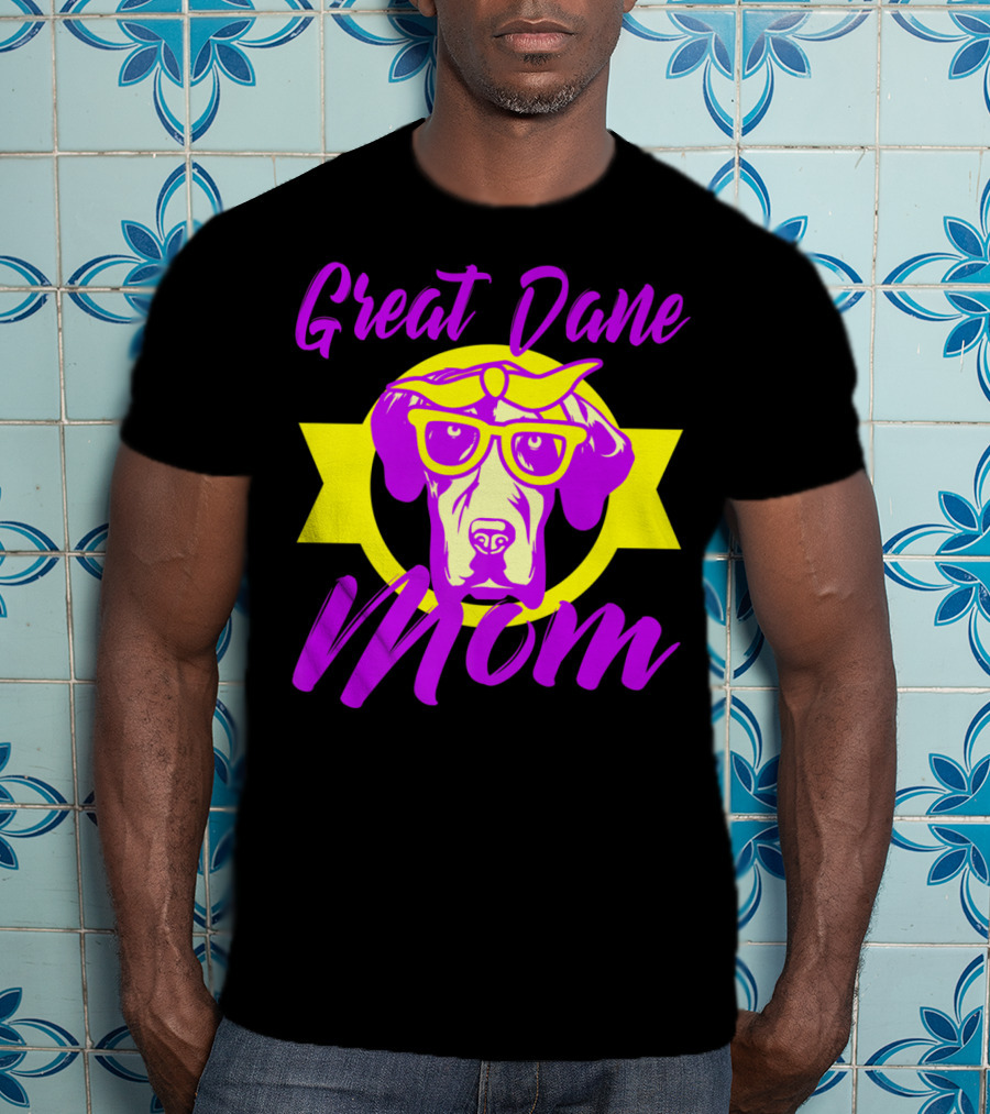 Great Dane Mom Women Puppy T-Shirt