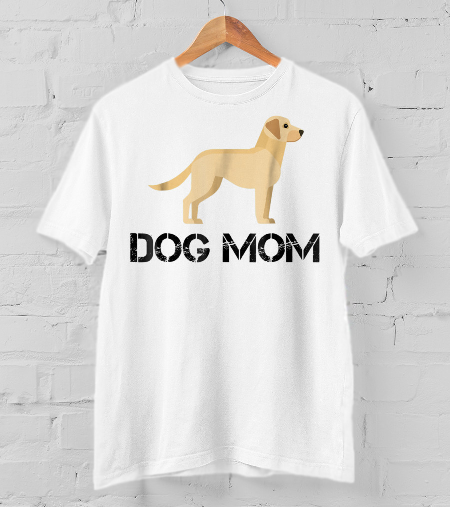 Dog Mom Yellow Lab T-Shirt