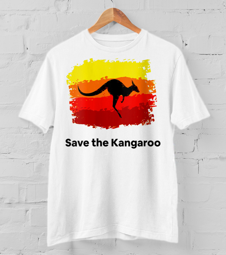 Save The Kangaroo Pray For Australia Rain T-Shirt