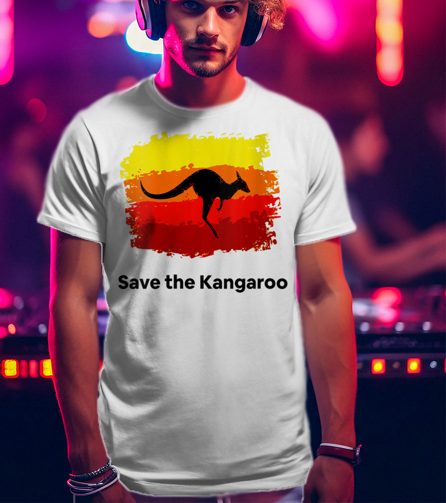Save The Kangaroo Pray For Australia Rain T-Shirt
