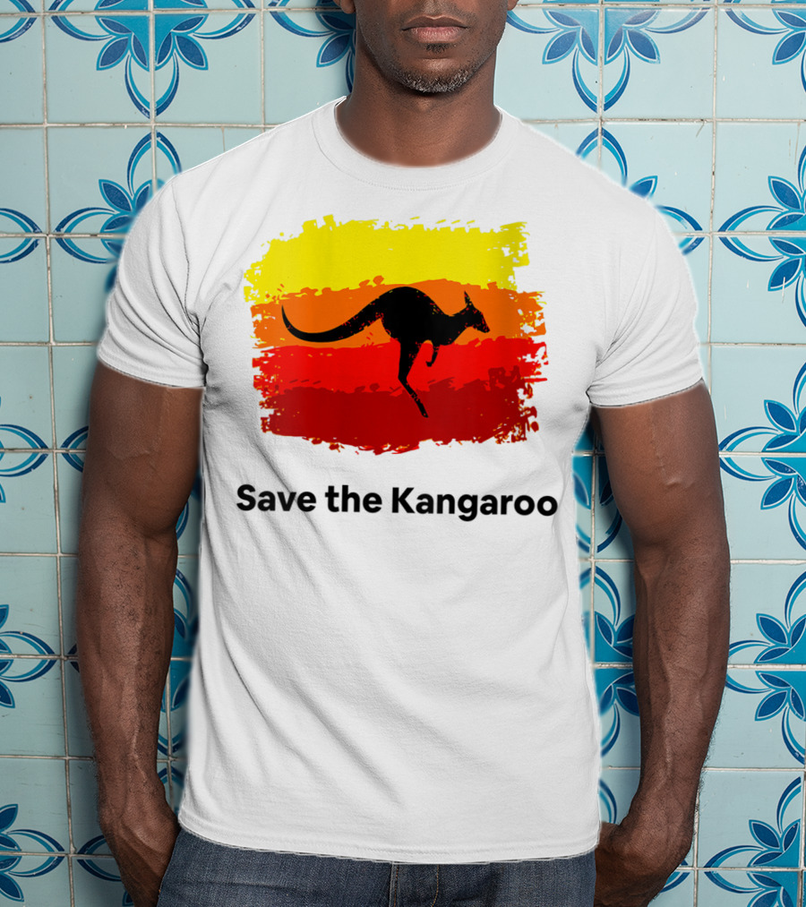 Save The Kangaroo Pray For Australia Rain T-Shirt