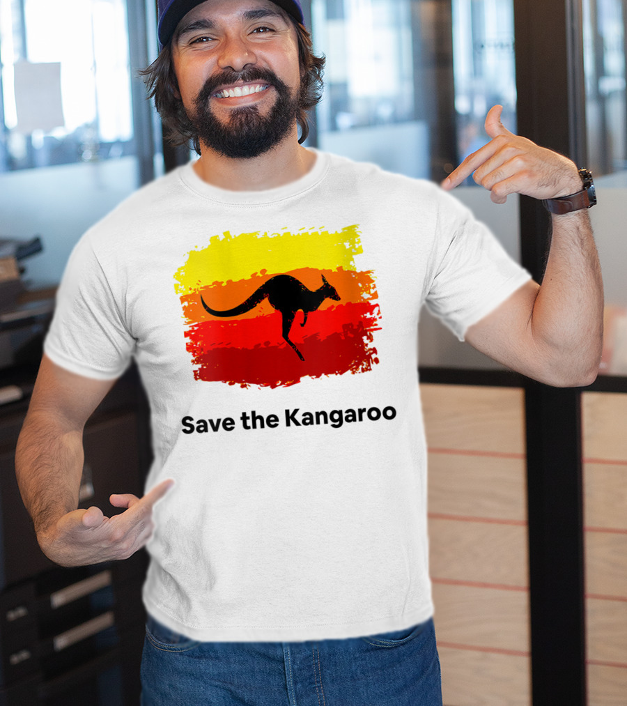 Save The Kangaroo Pray For Australia Rain T-Shirt