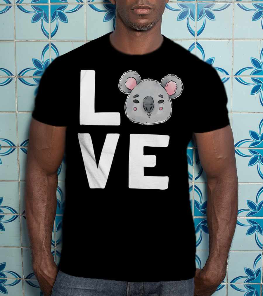 Love Koala Bear Cute Ecologist Australia Girl T-Shirt