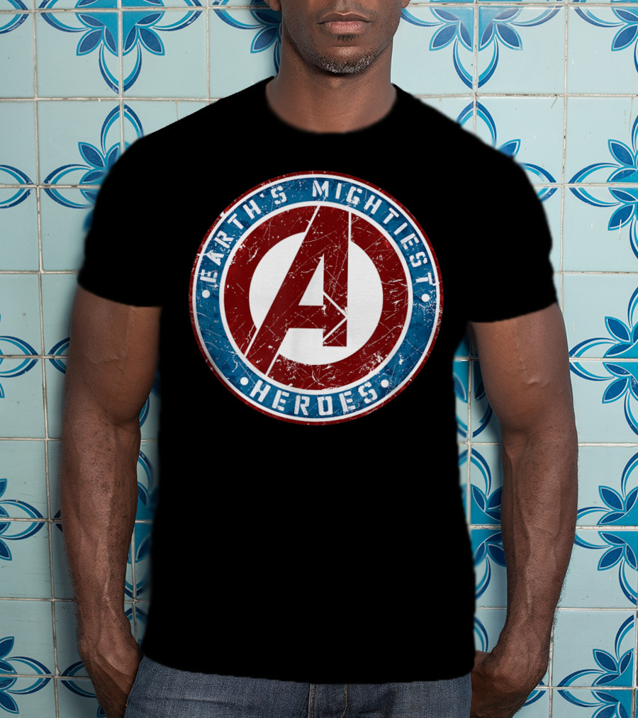 Marvel Avengers Earth's Mightiest Heroes A Symbol T-Shirt