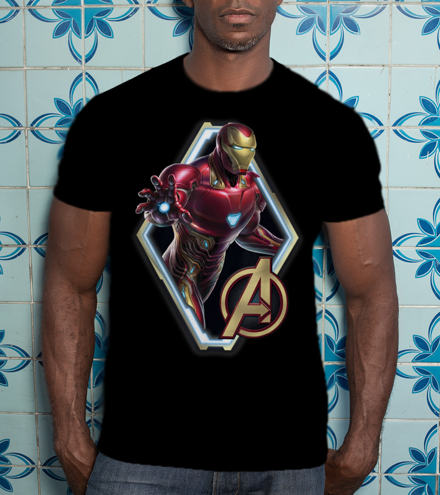 Marvel Avengers Endgame Iron Man Iconic Suit T-Shirt