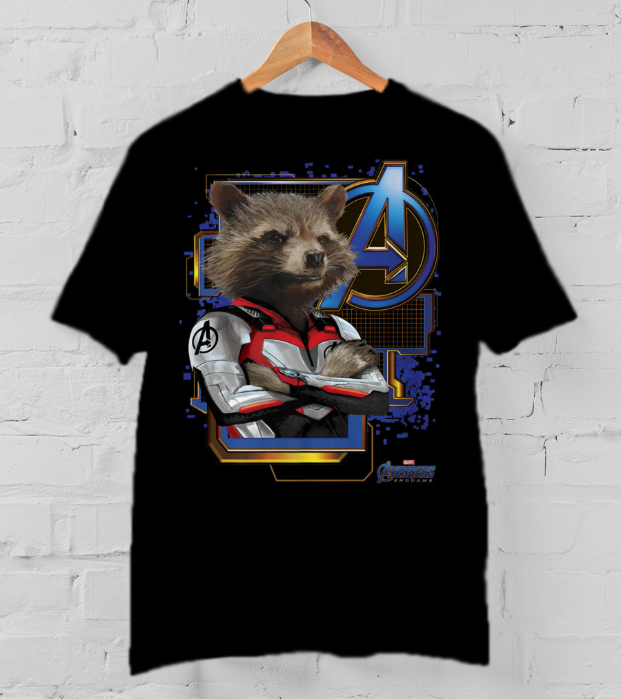 Avengers Endgame Rocket Raccoon Marvel T-Shirt