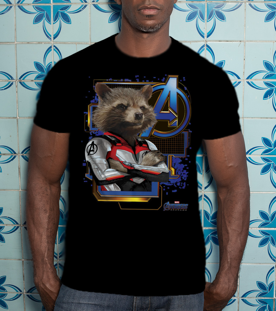 Avengers Endgame Rocket Raccoon Marvel T-Shirt