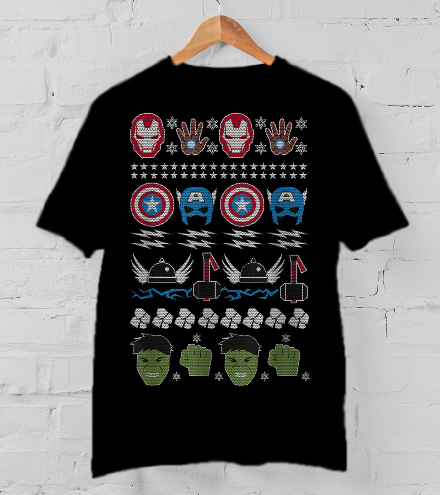 Iron Man Captain America Thor Hulk T-Shirt