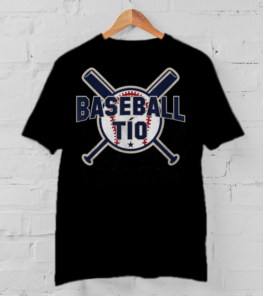 Baseball Tio Spanish Softball Uncle Vintage Baseball T-Shirt