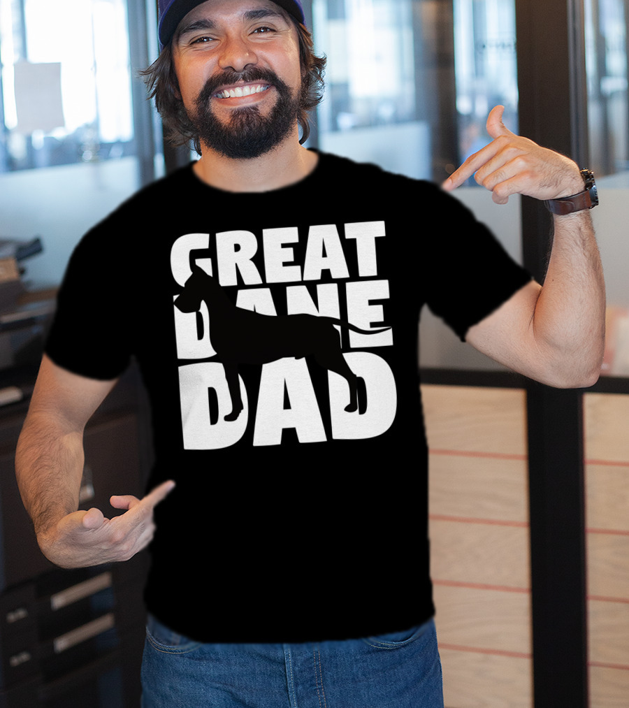 Great Dane Dad Dog Father Great Dane Dad T-Shirt