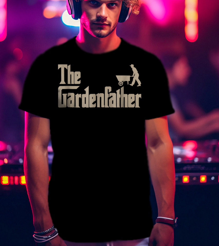 The Gardenfather Mens Best Gardening Father T-Shirt