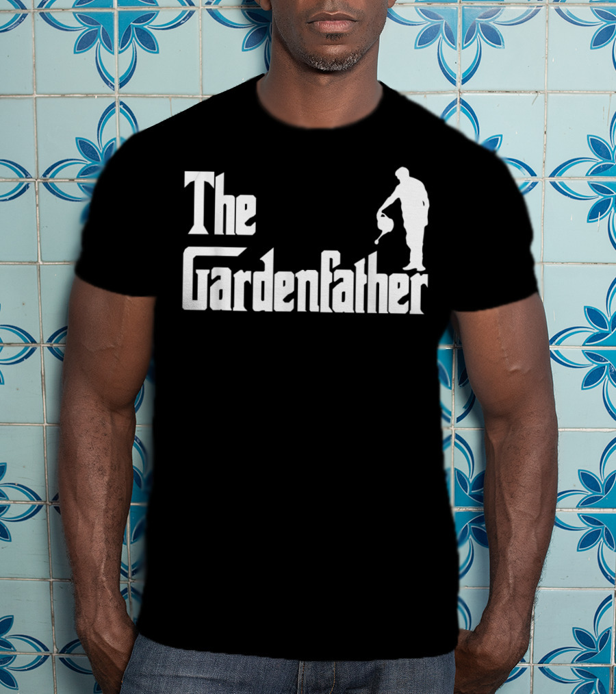 The Gardenfather Best Gardening Father Iconic Watering T-Shirt