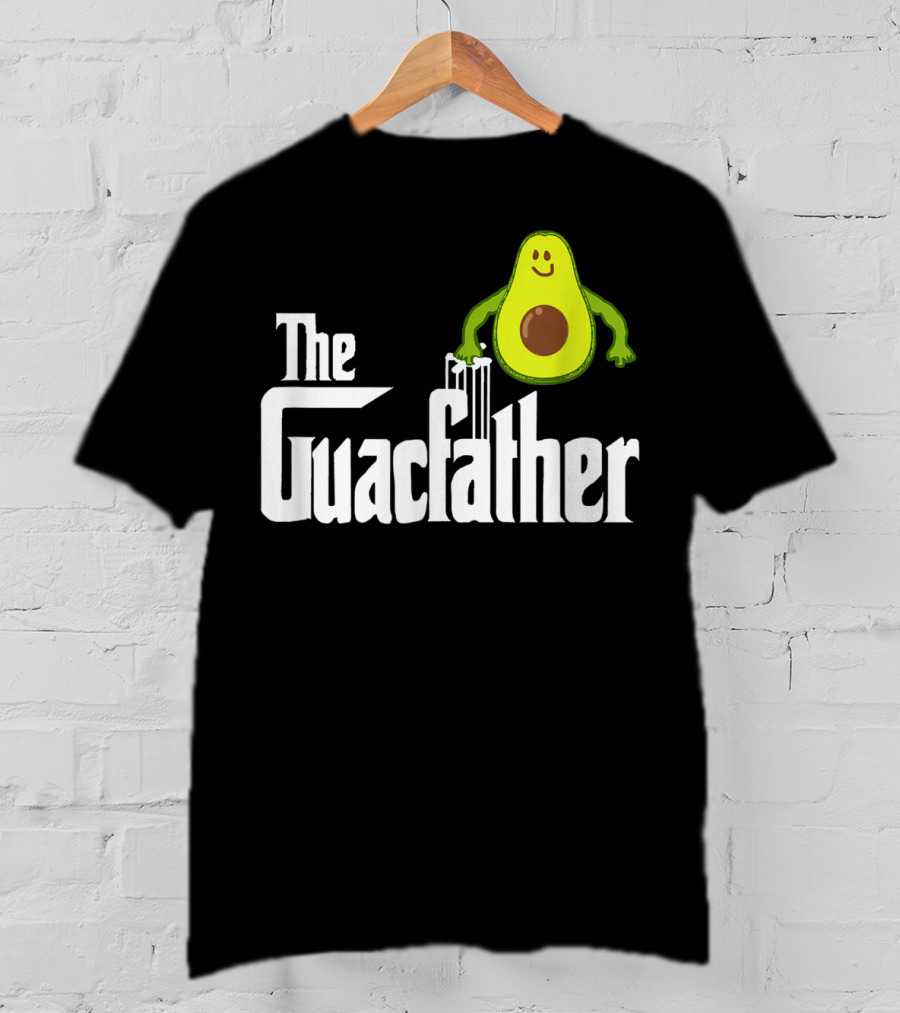 The Guacfather Funny Guacamole Avocado Mens Iconic T-Shirt