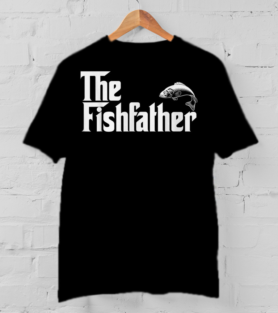 The Fishfather Mens Funny Fish T-Shirt