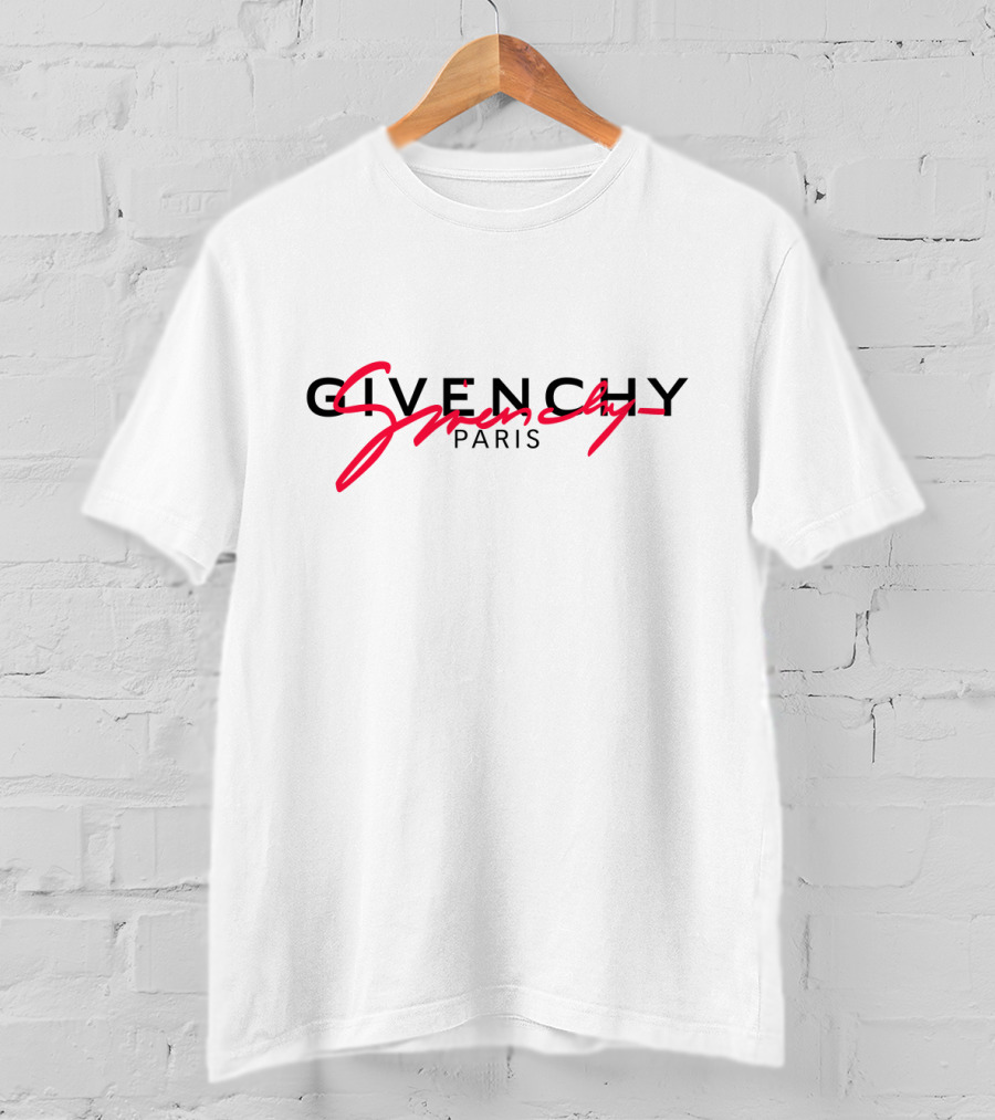 Givenchy Paris Red Signature T-Shirt