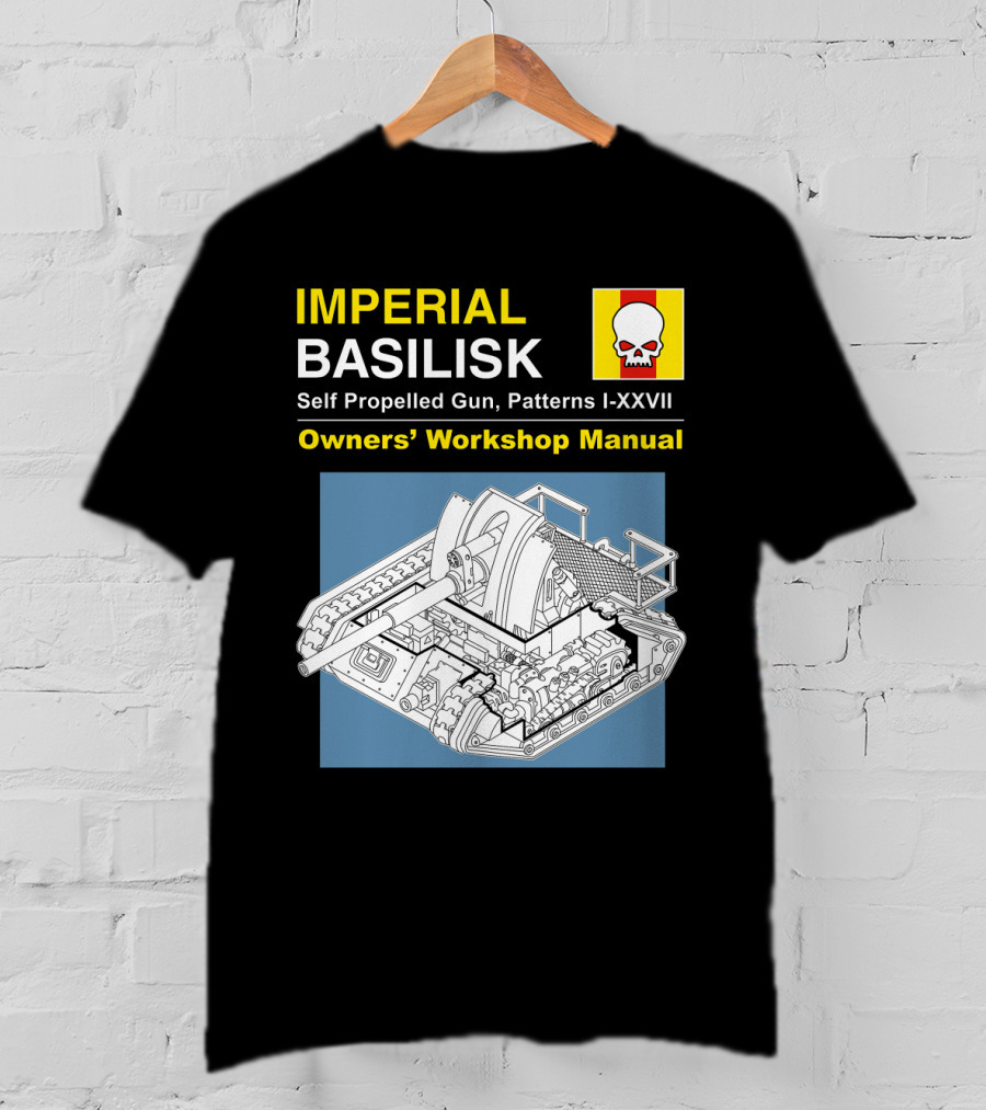 IMPERIAL BASILISK Self Propelled Gun Owners' Workshop Manual T-Shirt