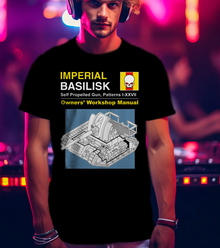 IMPERIAL BASILISK Self Propelled Gun Owners' Workshop Manual T-Shirt