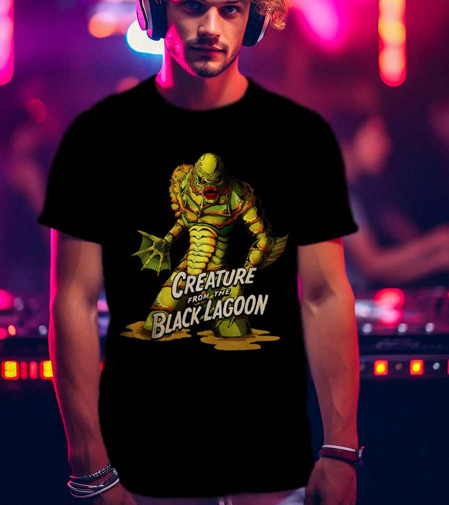 Creature From The Black Lagoon Monster Retro Fan T-Shirt