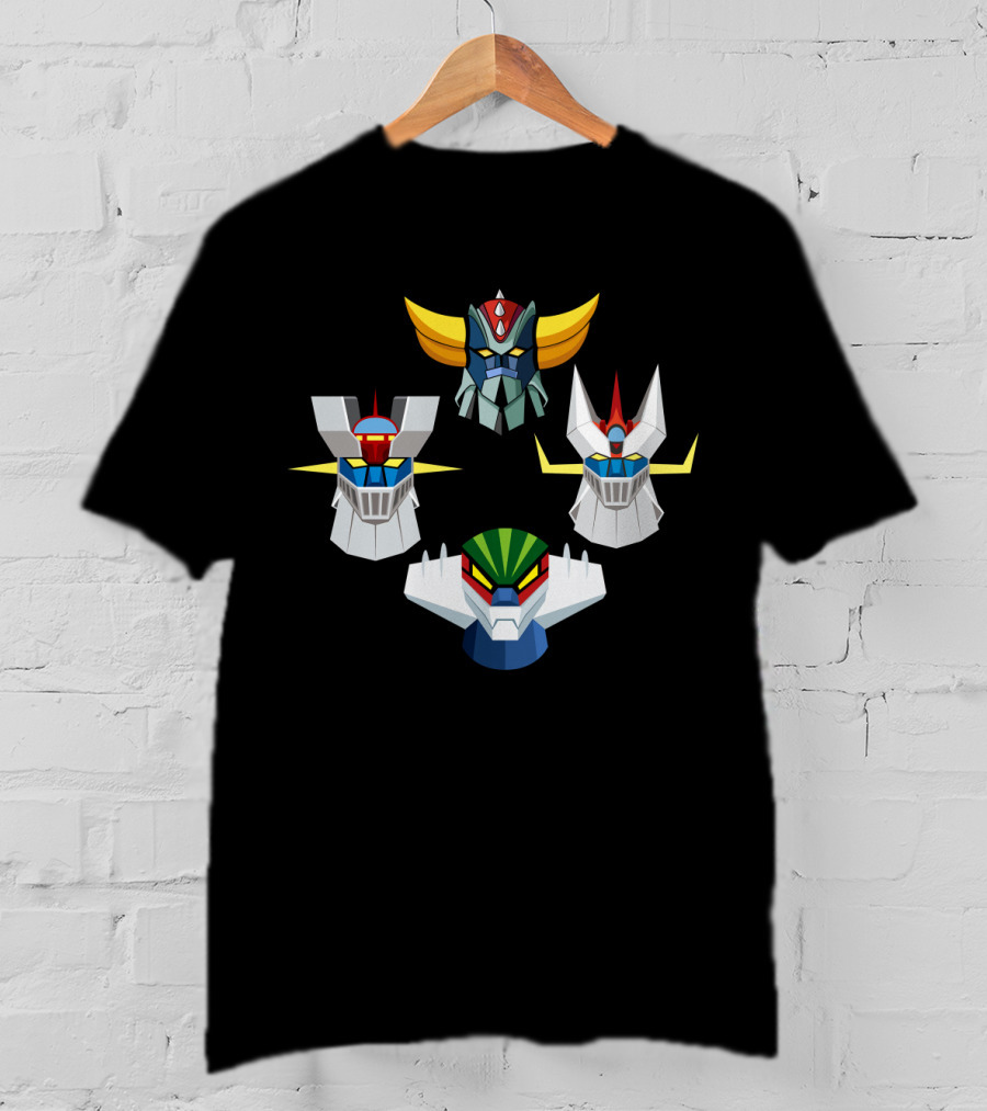 Mazinger Goldorak Robot Heads GN T-Shirt