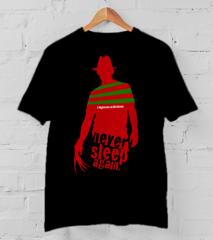 A Nightmare On Elm Street Never Sleep Again T-Shirt