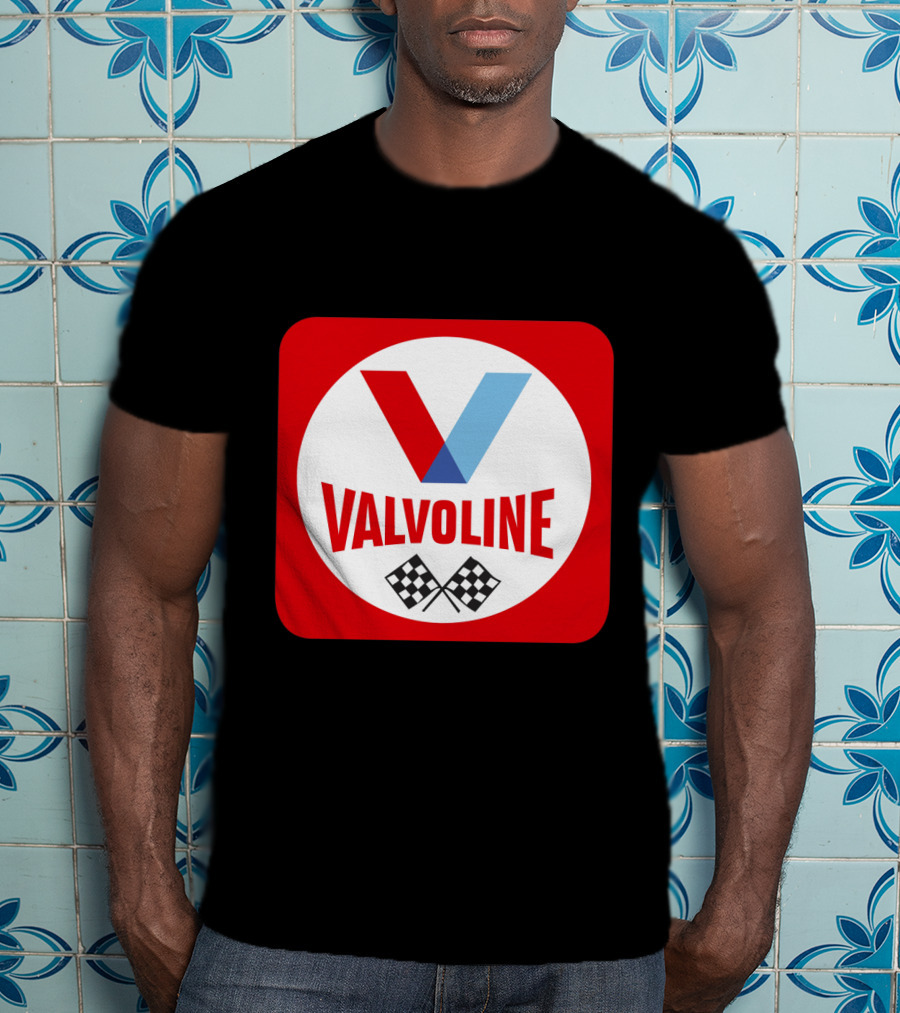 Valvoline Racing Checkered Flag T-Shirt