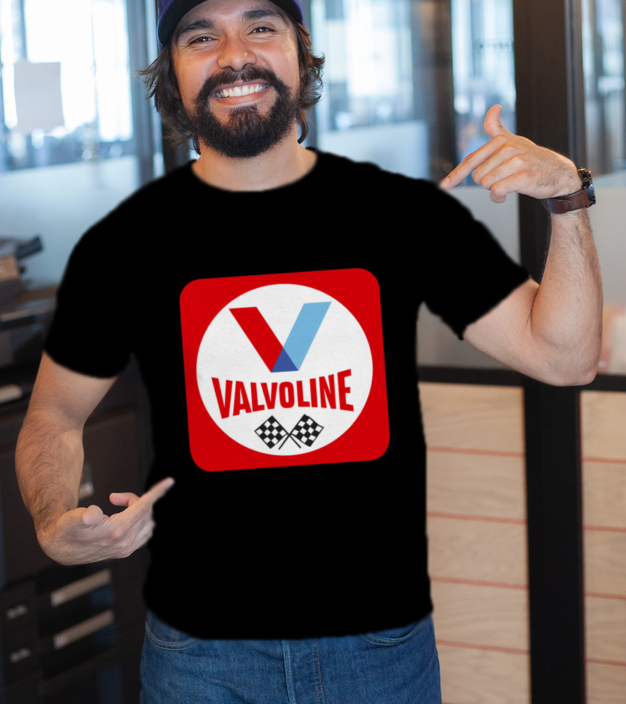Valvoline Racing Checkered Flag T-Shirt