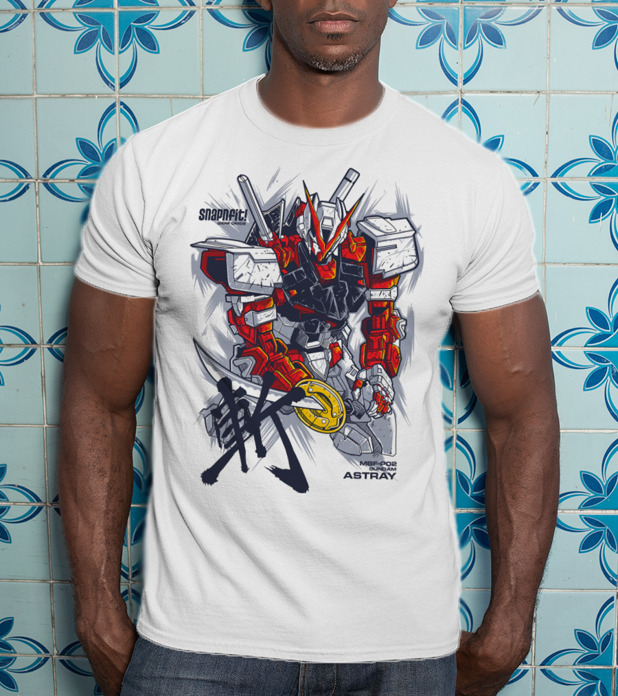MBF-P02 Gundam Astray Red Frame Snapfit Model Kit T-Shirt