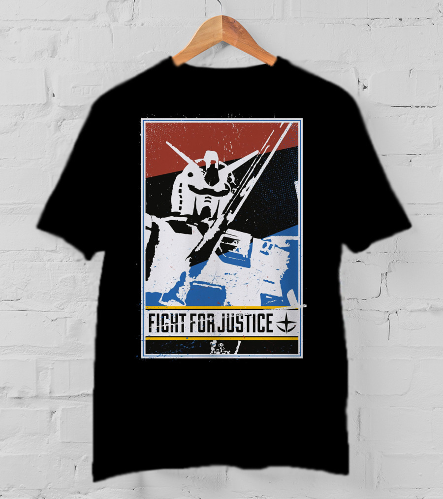Gundam Fight For Justice Robot T-Shirt