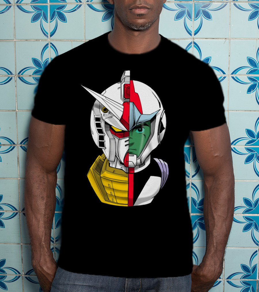 GUNDAM RX-78-2 And RX-79 Dual Face T-Shirt